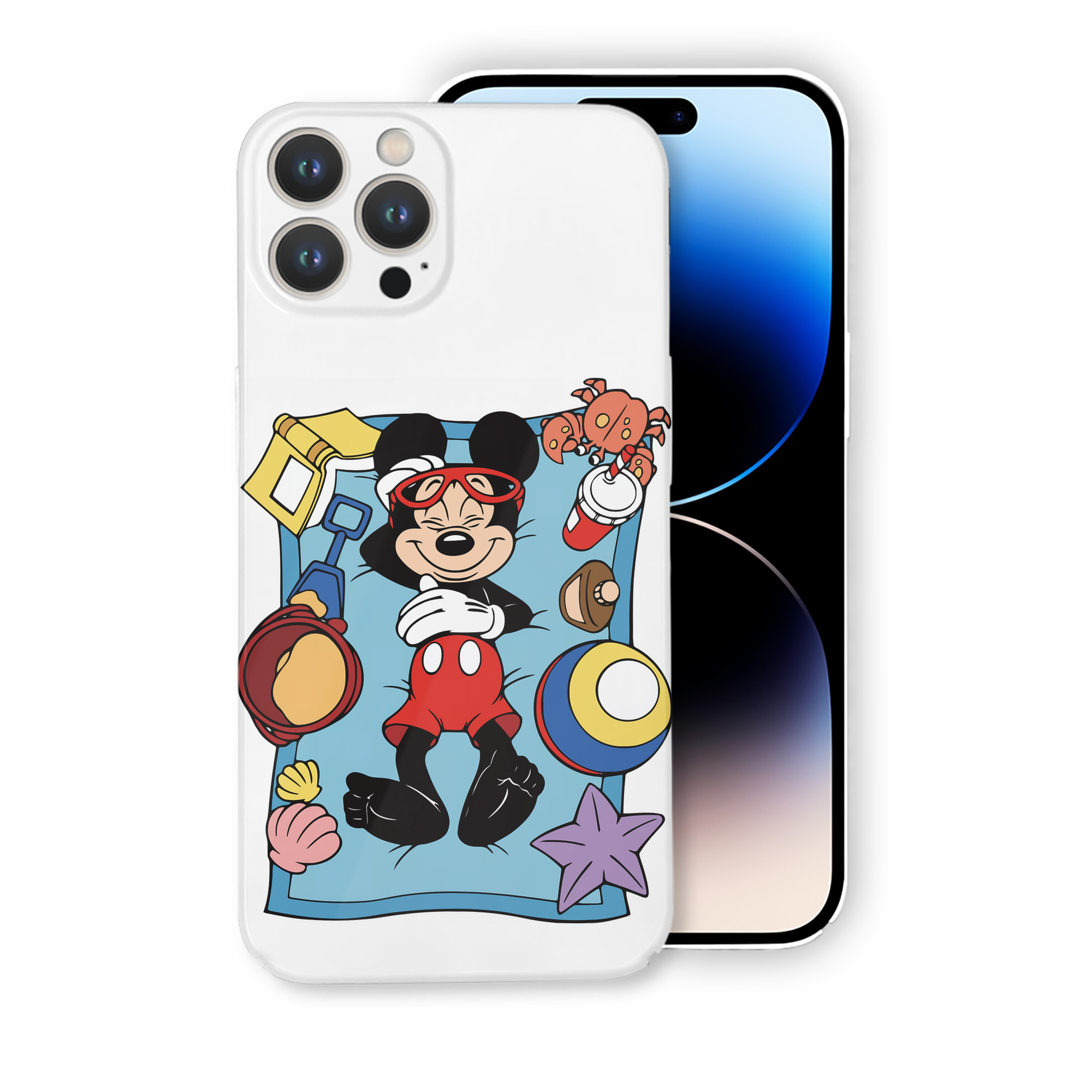 （画像用） ミッキーマウス Mickey Mouse 【iPhone 14シリーズ対応】ハードケース